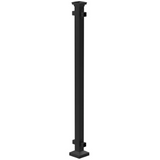Pre-Assembled Fortitude Traditional Railing Post 50mm x 50mm x 1155mm Black Sand