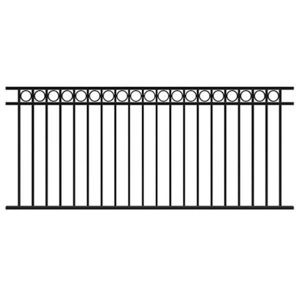 Fortitude Circles Railing Panel 2387mm x 1016mm