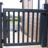 Premium Foiled Caravan Gate with Composite Hinges & Latch