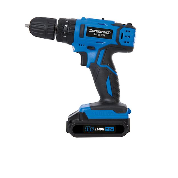 Silverline DIY 18V Combi Hammer Drill *Clearance Item