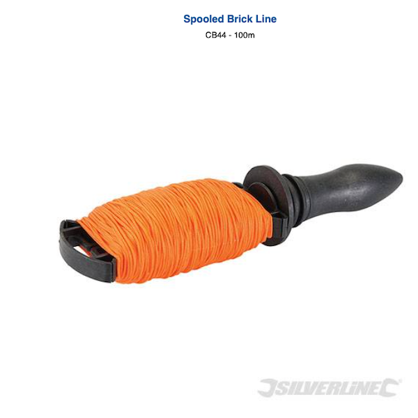 Silverline Spooled Brick Line 100m - *Clearance Item