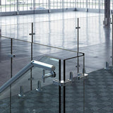 Tilt Lock Glass Spigot Base Fix & Cover 12 - 25.52mm Glass Duplex 2205