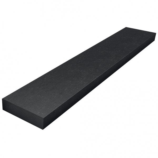 Black Recycled Plastic Sub Frame H 95 x W 50 x L 3600mm