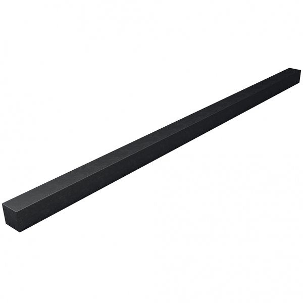 Black Recycled Plastic Sub Frame H 50 x W 50 x L 3600mm