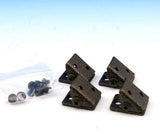 Fortress Railing FE26-UB-05-1.25'' Angle Adapter Black Sand (Bag of 4)