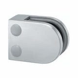 316L Marine grade stainless steel flat back glass clamp