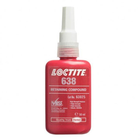 High Strength Retainer - 50ml Bottle Loctite 638