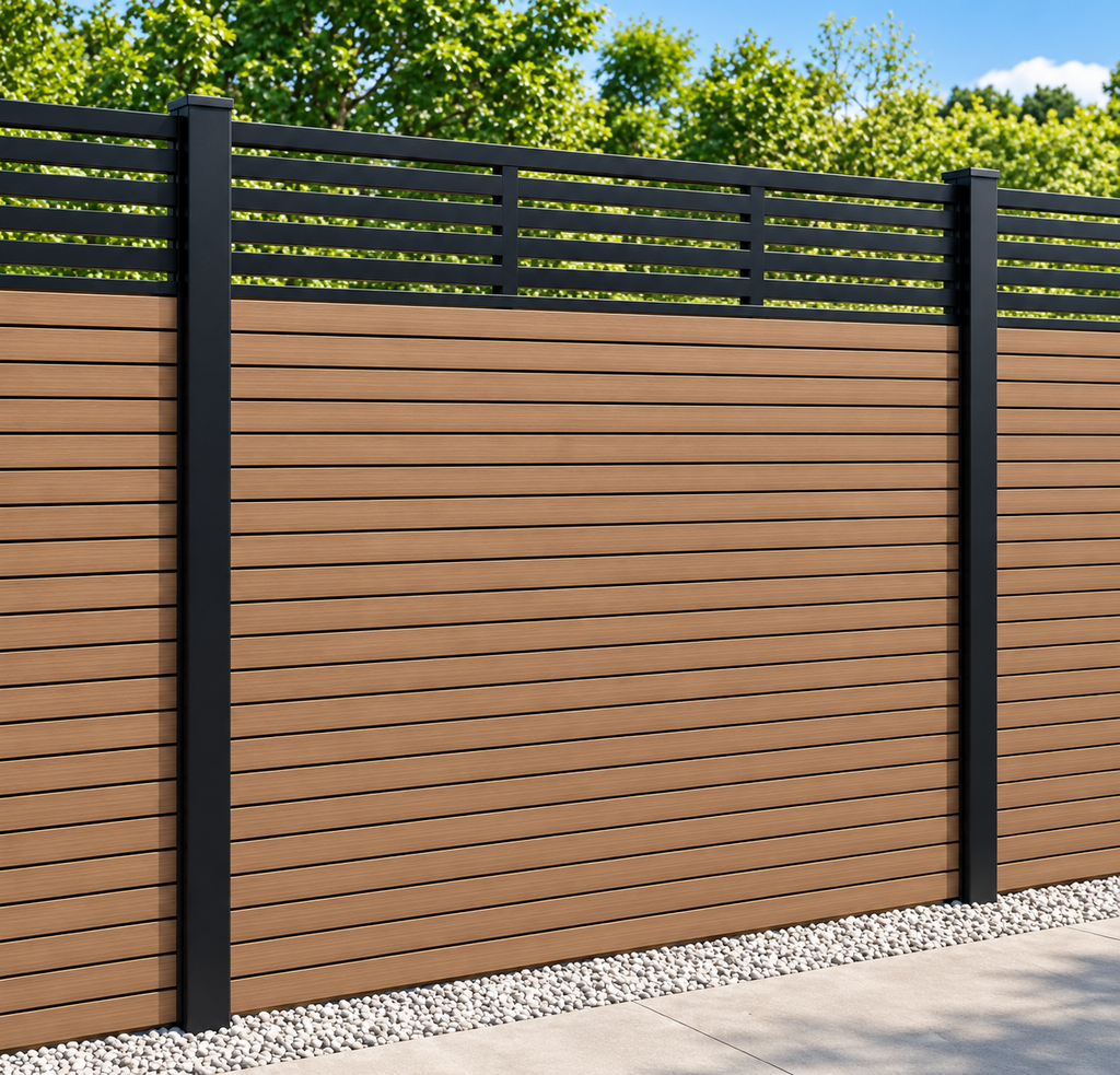 Finch Composite Slatted Fence Kit