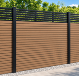 Finch Composite Slatted Fence Kit