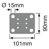 Marano Contemplation Square Base Fix End Post H1100mm