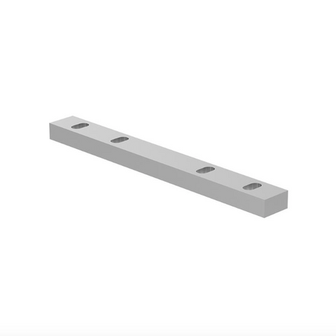 Marano Inline Connector Internal Fix c/w 4 Screws Aluminium Satin Anodised Finish