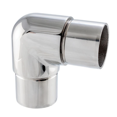 Round Elbow 90 Degree Corner - 42.4mm - 316l Satin or Mirror Polished