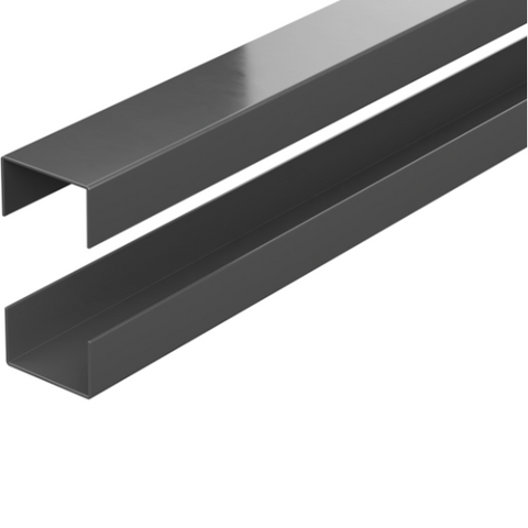 Durapost Rails For Urban Slatted Composite Panel  (PK 2)