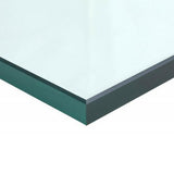 Toughened balustrade glass detail