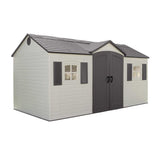 Lifetime Apex Roof Shed 15' x 8' Single or Dual Entrance