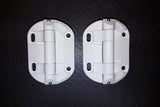 Non Sprung Heavy Duty Hinges (pair Black or White)