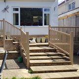 Super Rail UPVC Stair Balustrade (Ramps & Steps Only)