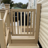 Super Rail Caravan Custom Size UPVC Balustrade_Gate