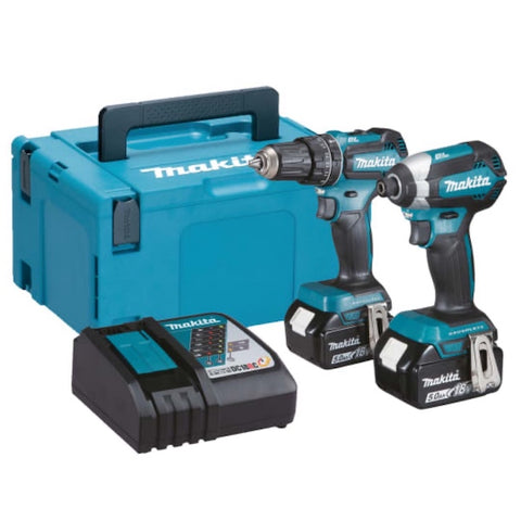 Makita DLX2283TJ LXT Combo Twin Pack 18V 2 x 5.0Ah Li-ion