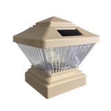 Economy Solar Post Light - White or Tan