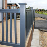 Premium Foiled Balustrade (Level Section) with Bracket Shrouds