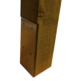 Timber Post Bracket with or without Timber Post Insert (includes 6 x 40mm screws)