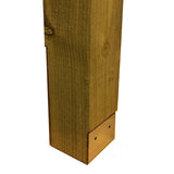 Timber Post Bracket with or without Timber Post Insert (includes 6 x 40mm screws)