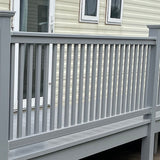 Super Rail UPVC Balustrade (Level Section)