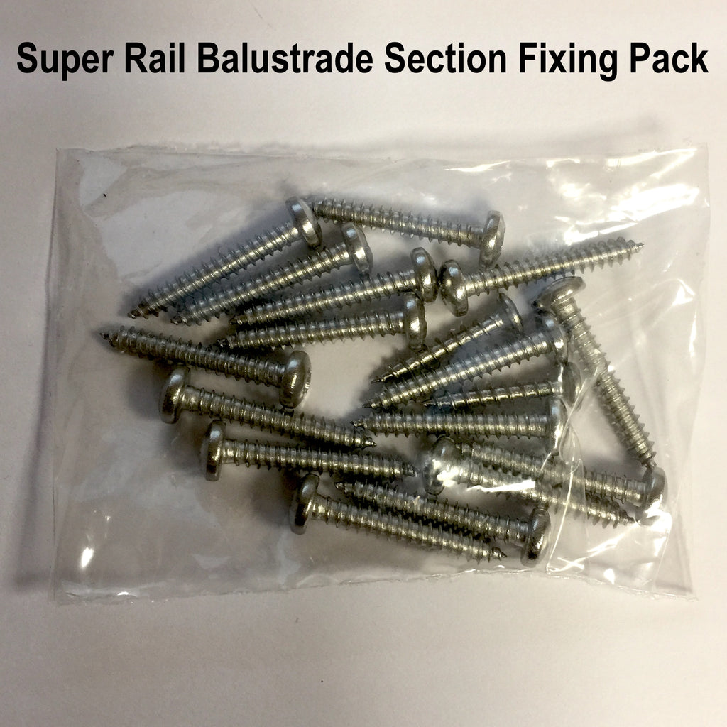 Super Rail Balustrade Fixing Pack