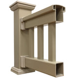 Super Rail UPVC Balustrade (Level Section)