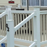 Super Rail Caravan Custom Size UPVC Balustrade_Gate