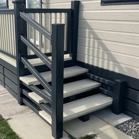 18' x 3'10"  WalkWay with Steps & Gate Superior Kit Form Deck