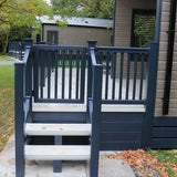 16' x 6' End Patio With or Without Steps & Gate - Superior Kit Form Deck