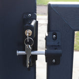 Premium Foiled Caravan Gate with Composite Hinges & Latch