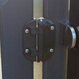 Premium Foiled Caravan Gate with Composite Hinges & Latch