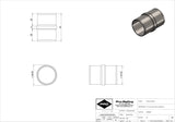 Inline Connector - 48.3mm - 316l