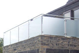 Toughened Balustrade Safety Glass 10mm Tinted/Satinised