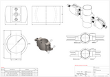 Sleeve Fit Sliding Clamp Adaptor - 48.3mm - 316l