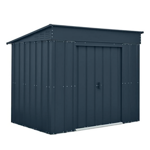 Lotus Low Pent Roof Metal Shed 6' x 4'