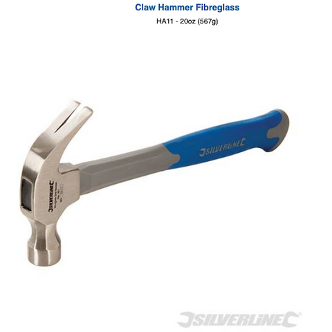 Silverline Fibreglass Claw Hammer - *Clearance Item