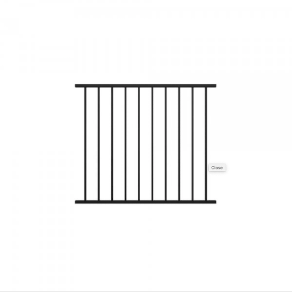 Fortitude Traditional Railing Panel 1200mm x 1016mm