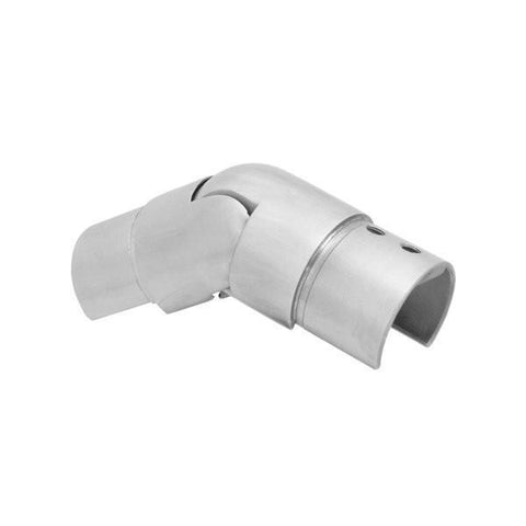 Adjustable Elbow - Downwards For Split Tube - 48.3mm - 316l