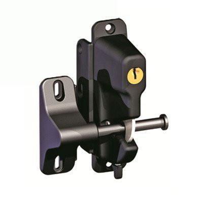 Gravity Gate Latch With Key Lock (Black or White)