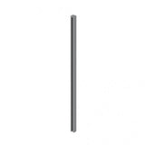 Rinato Fence Post 1.8m fence (2.4m Long) Grey Includes side cover, post cap, screws