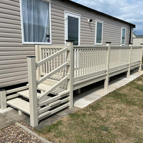 18’ x 3’ 10” Walkway with Steps and Gate