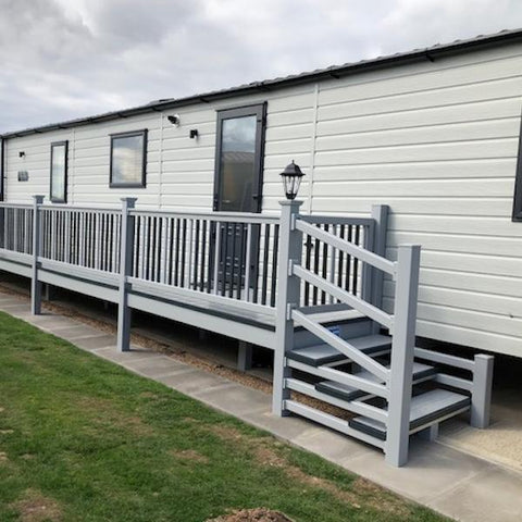24’ x 3’ 10” Walkway with Steps and Gate