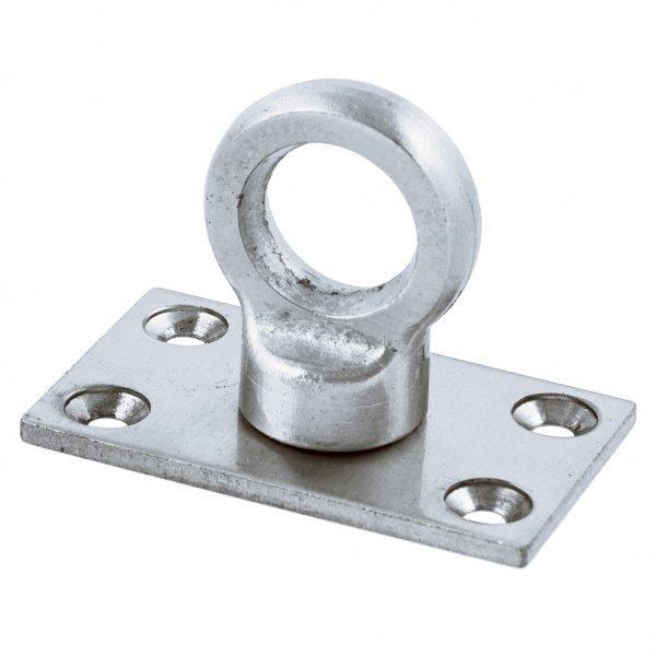 Rope Hook and Eye on Plate 28mm – Deck Supermarket