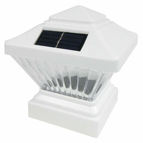 Economy Solar Post Light - White